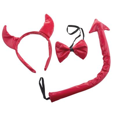 set da diavolessa rosso in vinile