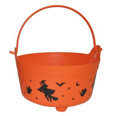 calderone contenitore caramelle di halloween