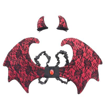 ali rosse da diavolo e corna