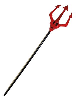 forcone tridente rosso da diavolo grande