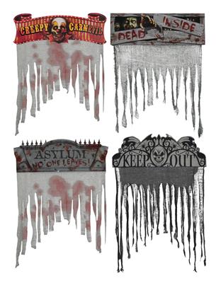 scenografia tenda da porta horror