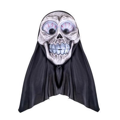 maschera da teschio con cappuccio