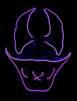 maschera da joker luminescente