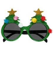 occhiali da albero di natale