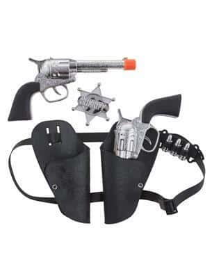 set pistola e fondine da cowboy