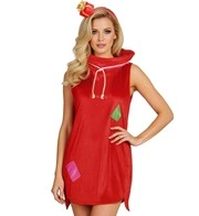 costume da mamma natalina a sacco di natale