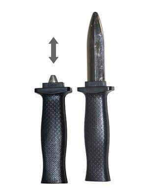 coltello retrattile in plastica