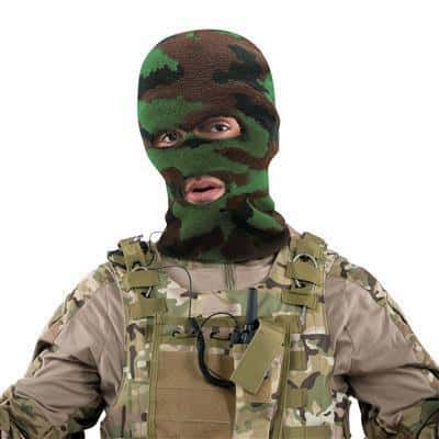 cappuccio mimetico militare