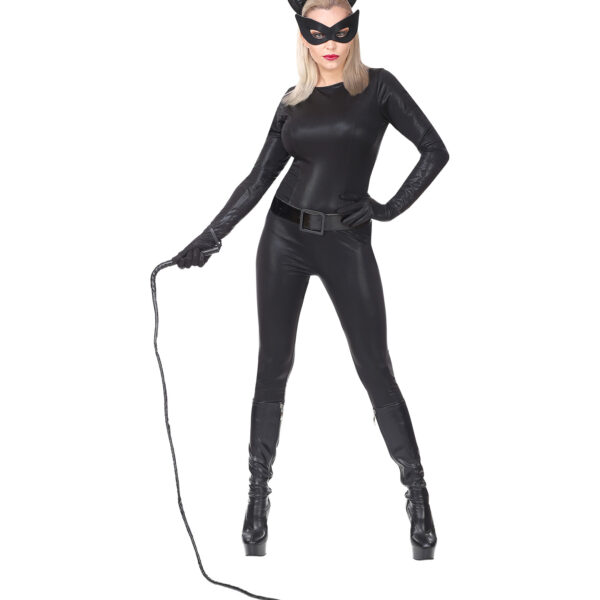 costume da catwoman nero