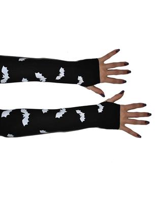 guanti senza mano con pipistrelli