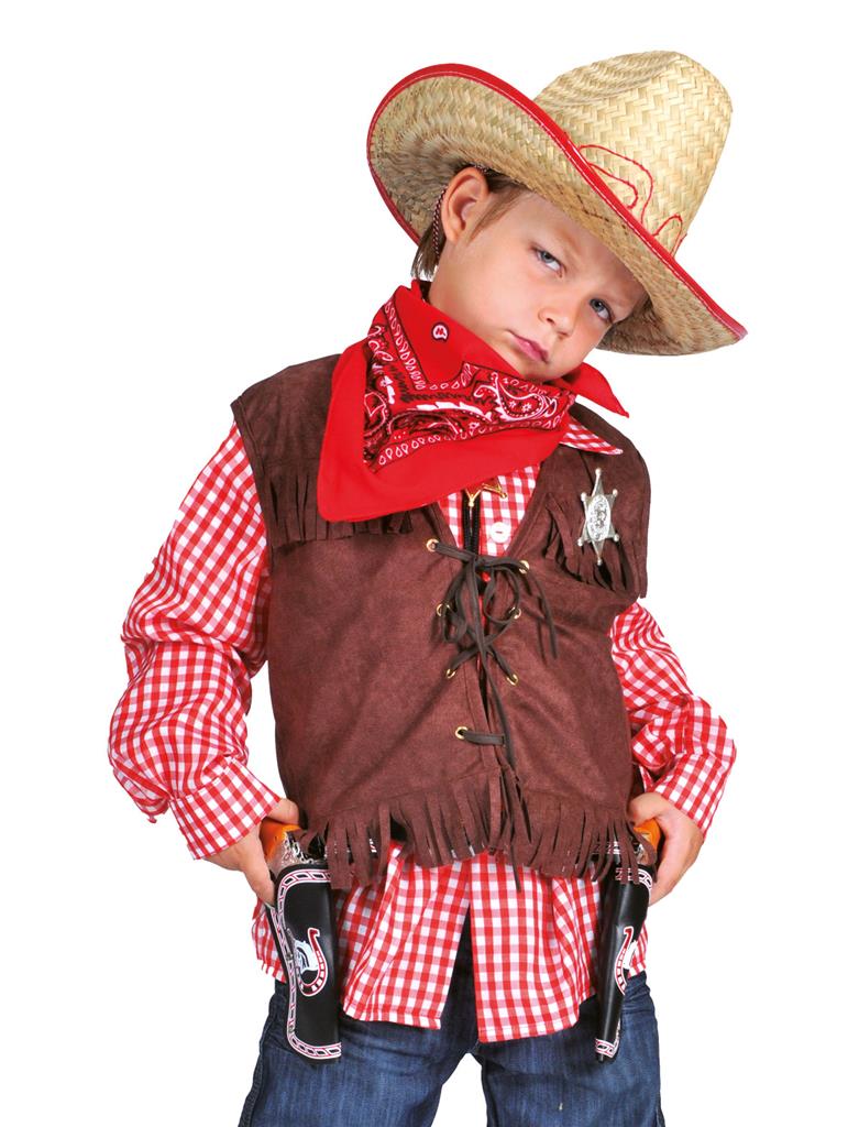 camicia da cowboy bianca e rossa