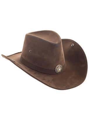cappello da cowboy marrone
