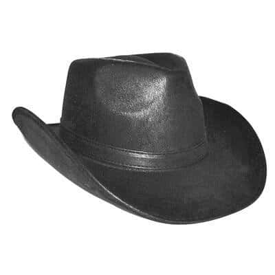 cappello da cowboy nero