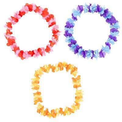 collana hawaiana colori assortiti