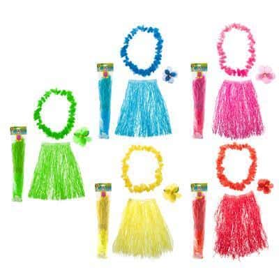 set hawaiano colori assortiti