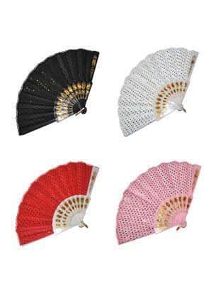 ventagli in plastica colorati assortiti