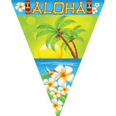 festone bandierina hawaiano