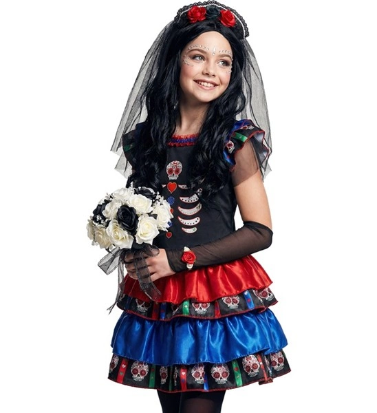 costume da scheletro messicano