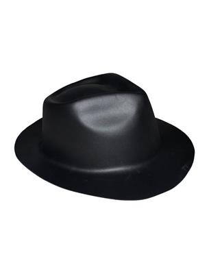 cappello da gangster nero