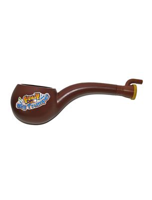pipa marrone in plastica sonora