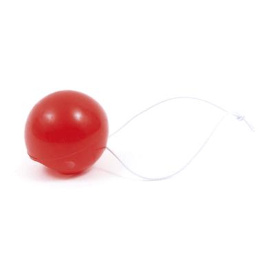 naso rosso in plastica da clown