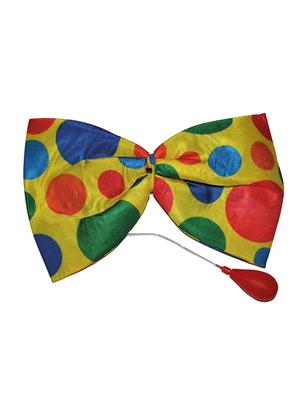 papillon colorato con spruzzo da clown