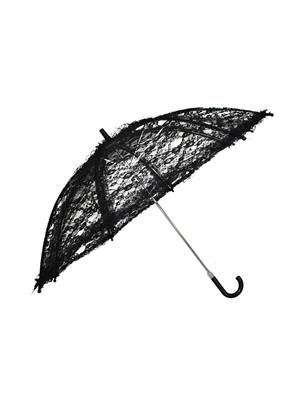 ombrello piccolo parasole in pizzo nero bianco o rosa