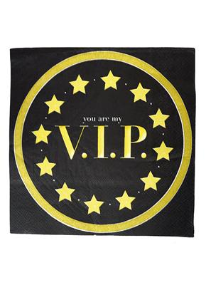 tovaglioli neri vip party