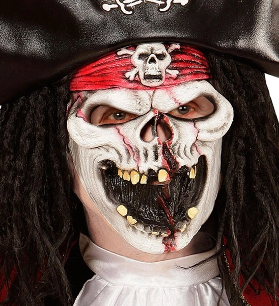 maschera da pirata della nave fantasma