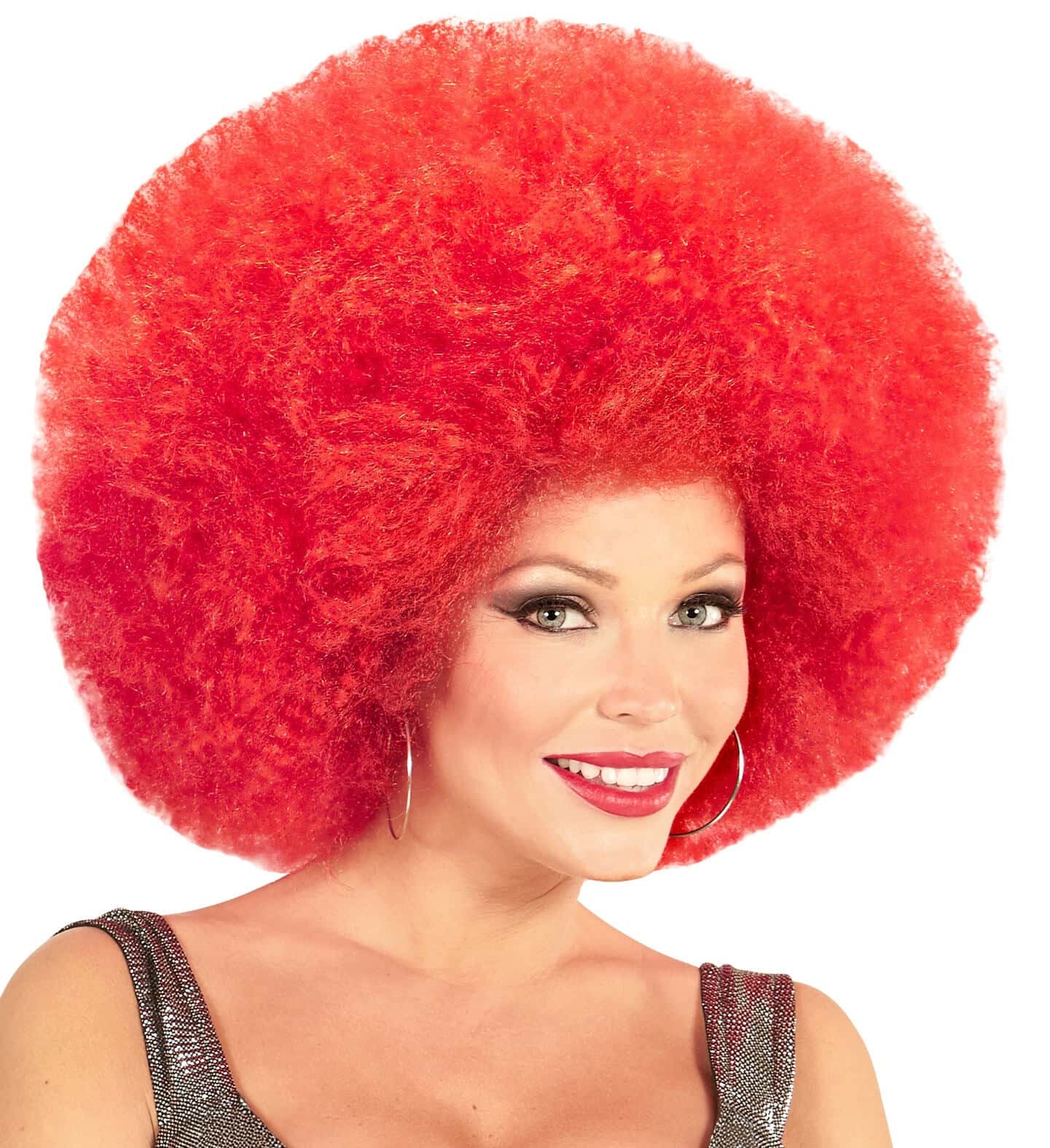 parrucca rossa afro