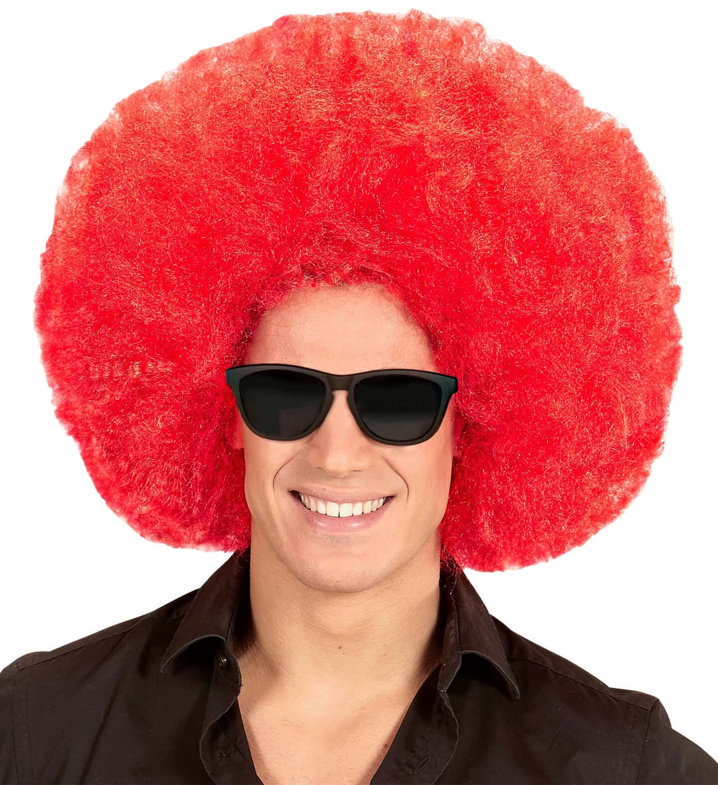 parrucca rossa afro