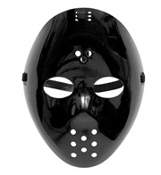 maschera nera da hockey
