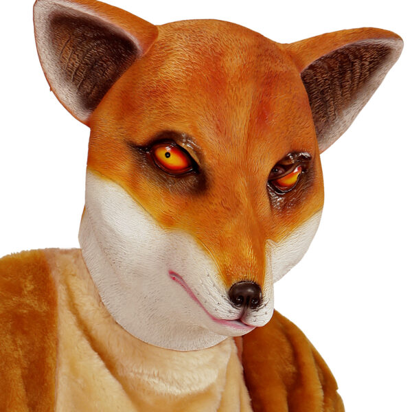 maschera integrale da volpe