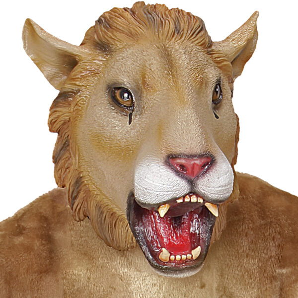 maschera integrale da leone