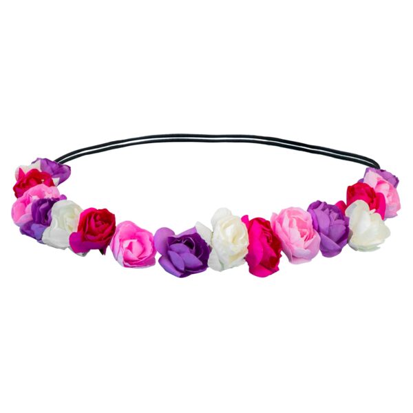 fascia per capelli con piccoli fiori
