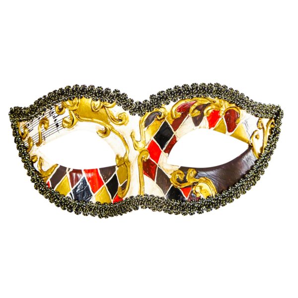 maschera domino arlecchino veneziano