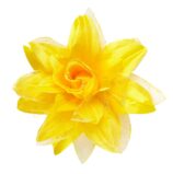 molletta per capelli fiore giallo glitter