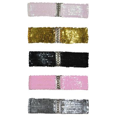braccialetto con paillettes colori assorti