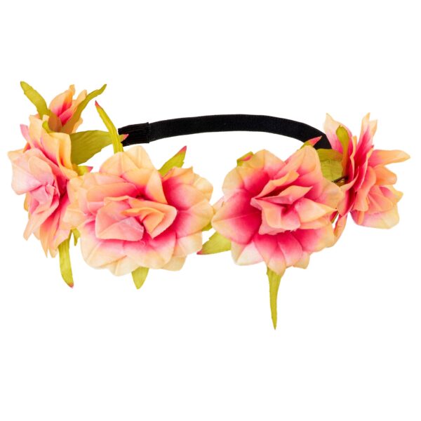 fascia per capelli con fiori