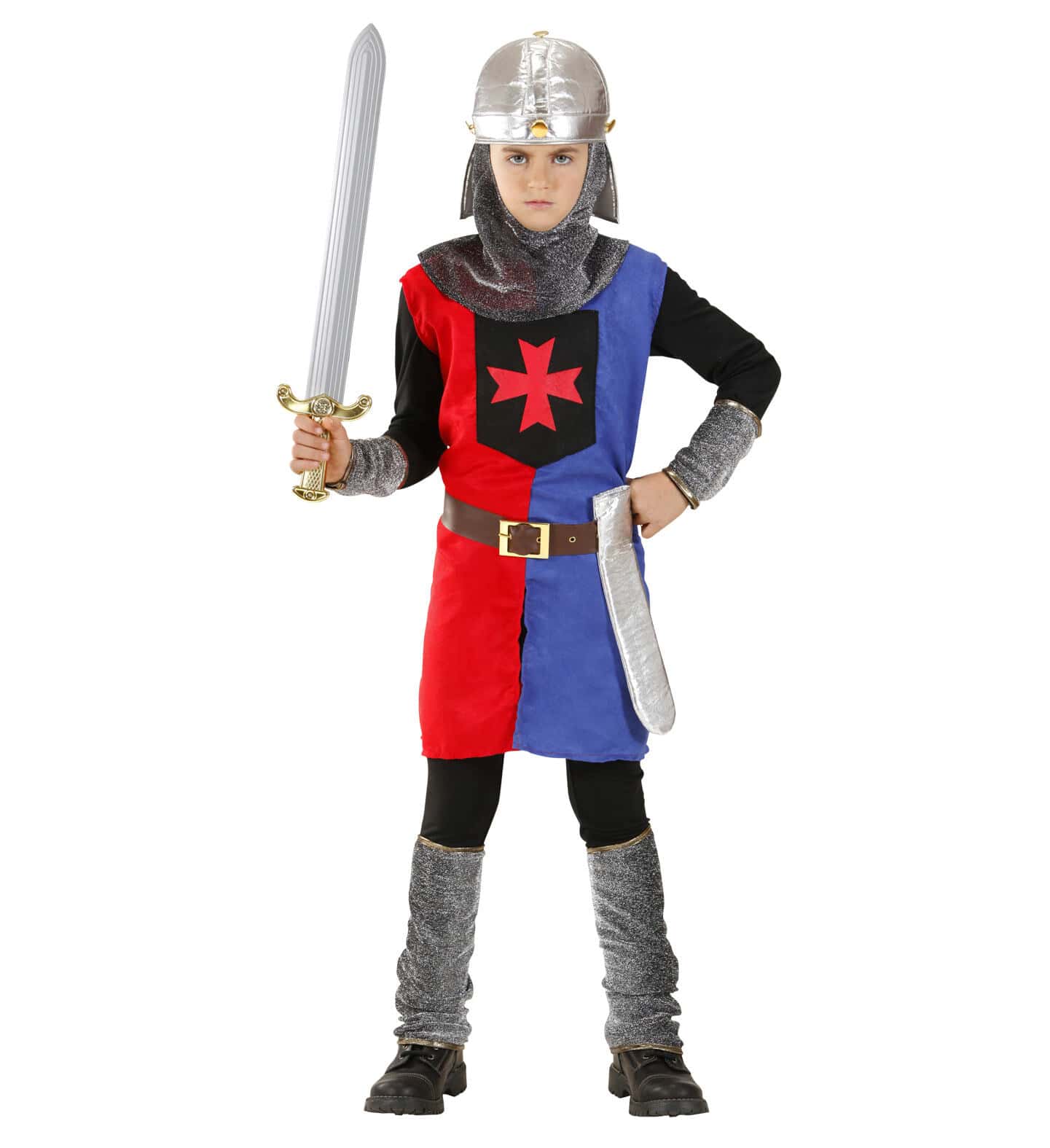 costume da guerriero medievale colori assortiti