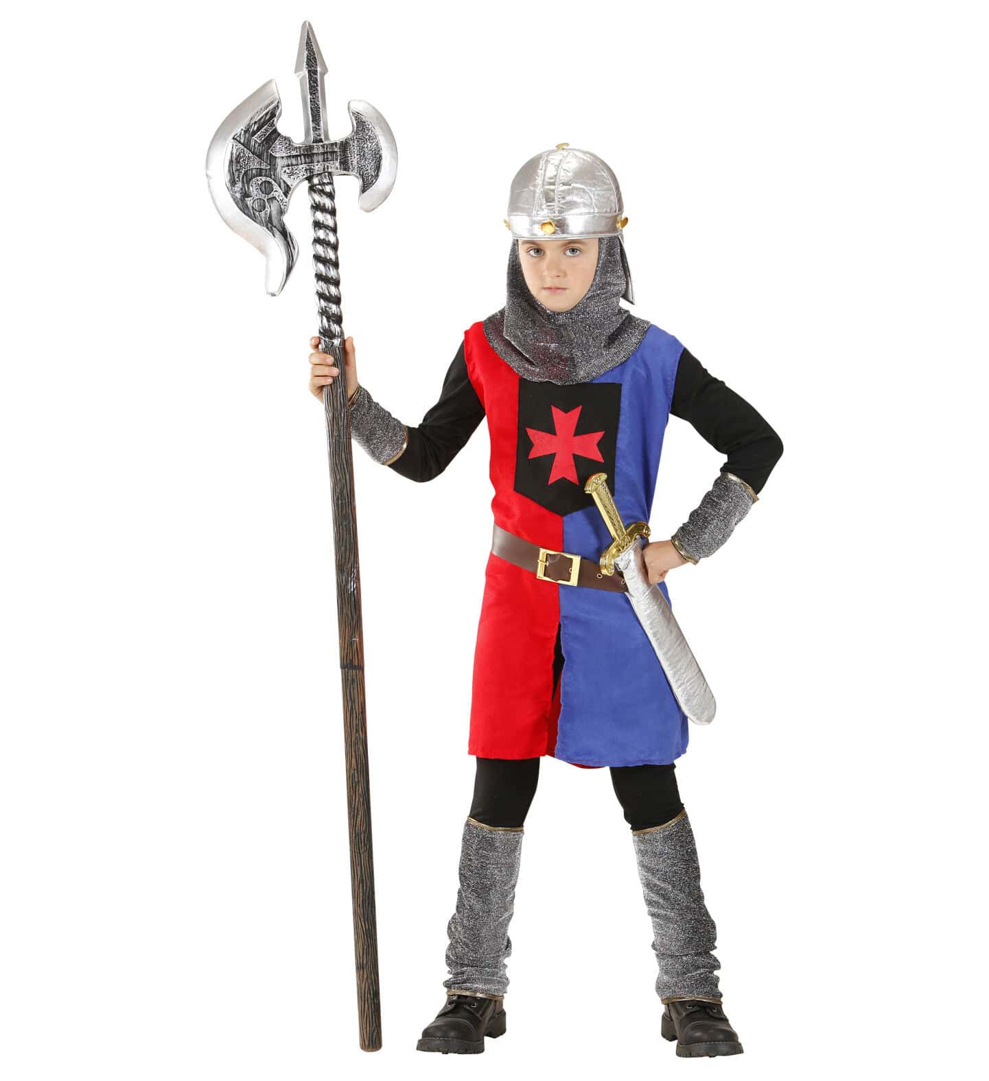 costume da guerriero medievale colori assortiti