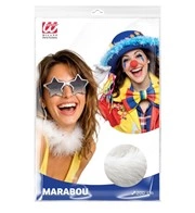 boa bianco in marabou