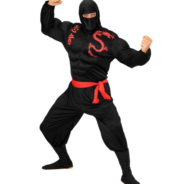 costume da ninja muscoloso