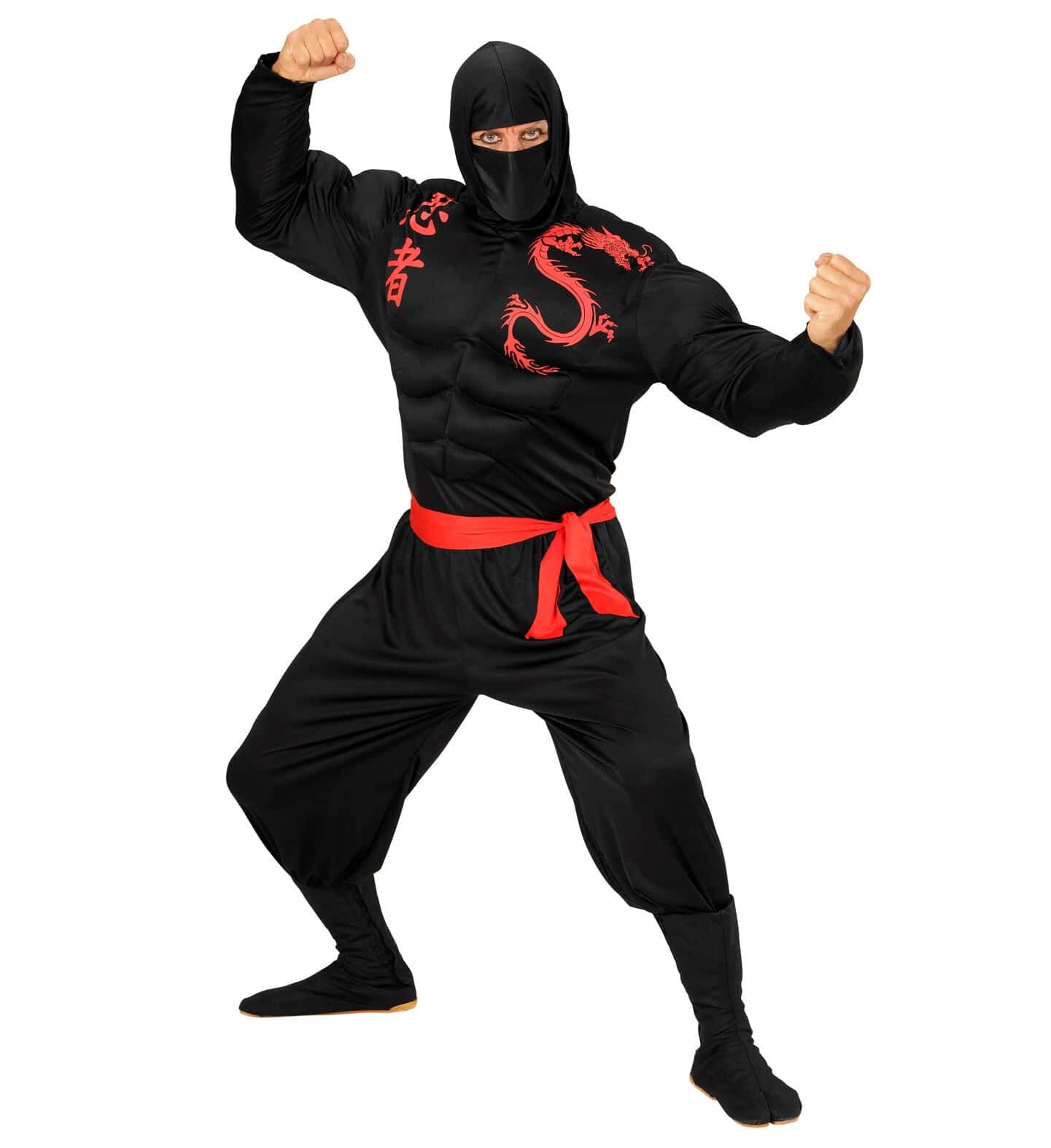 costume da ninja muscoloso