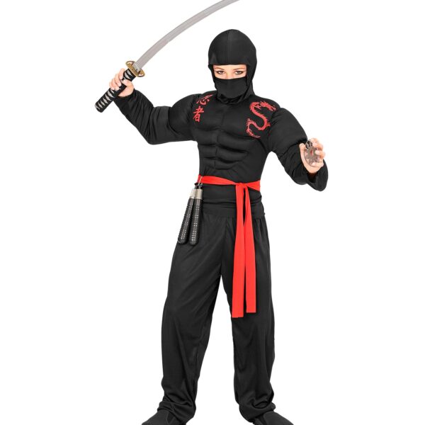 costume da ninja muscoloso
