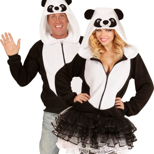 giacca felpa da panda