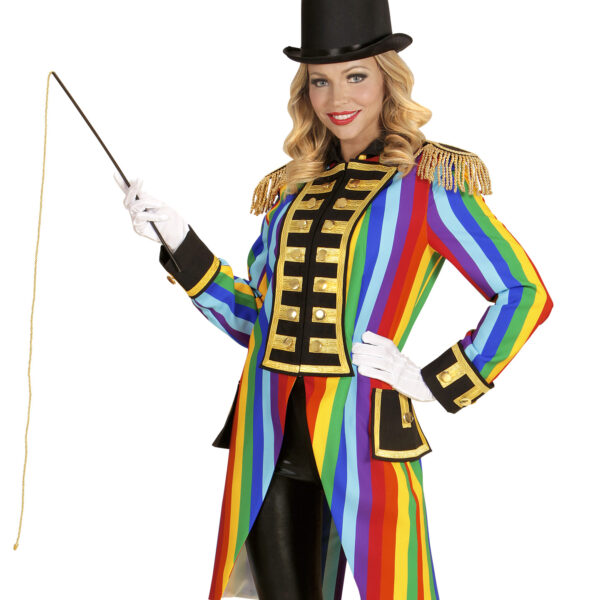 giacca frac arcobaleno