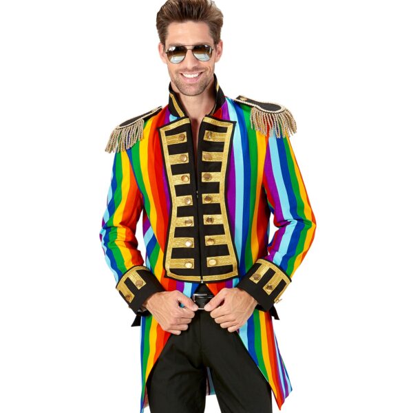 giacca frac arcobaleno