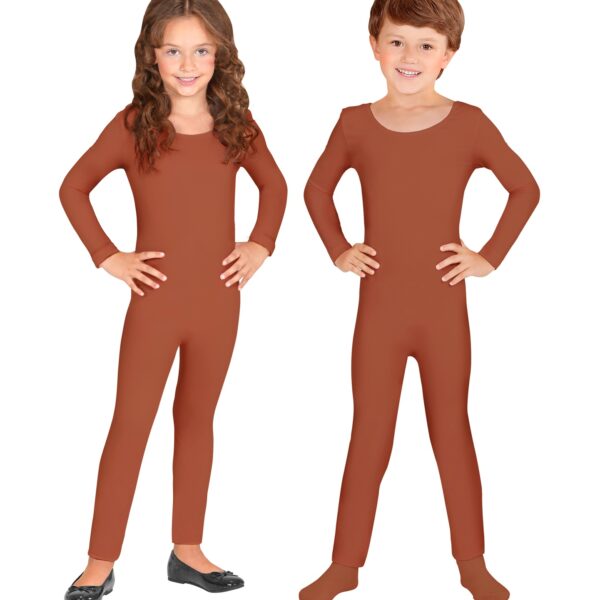 tuta bodysuite marrone