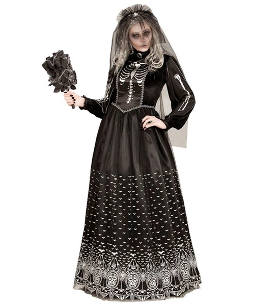 costume da scheletro sposa